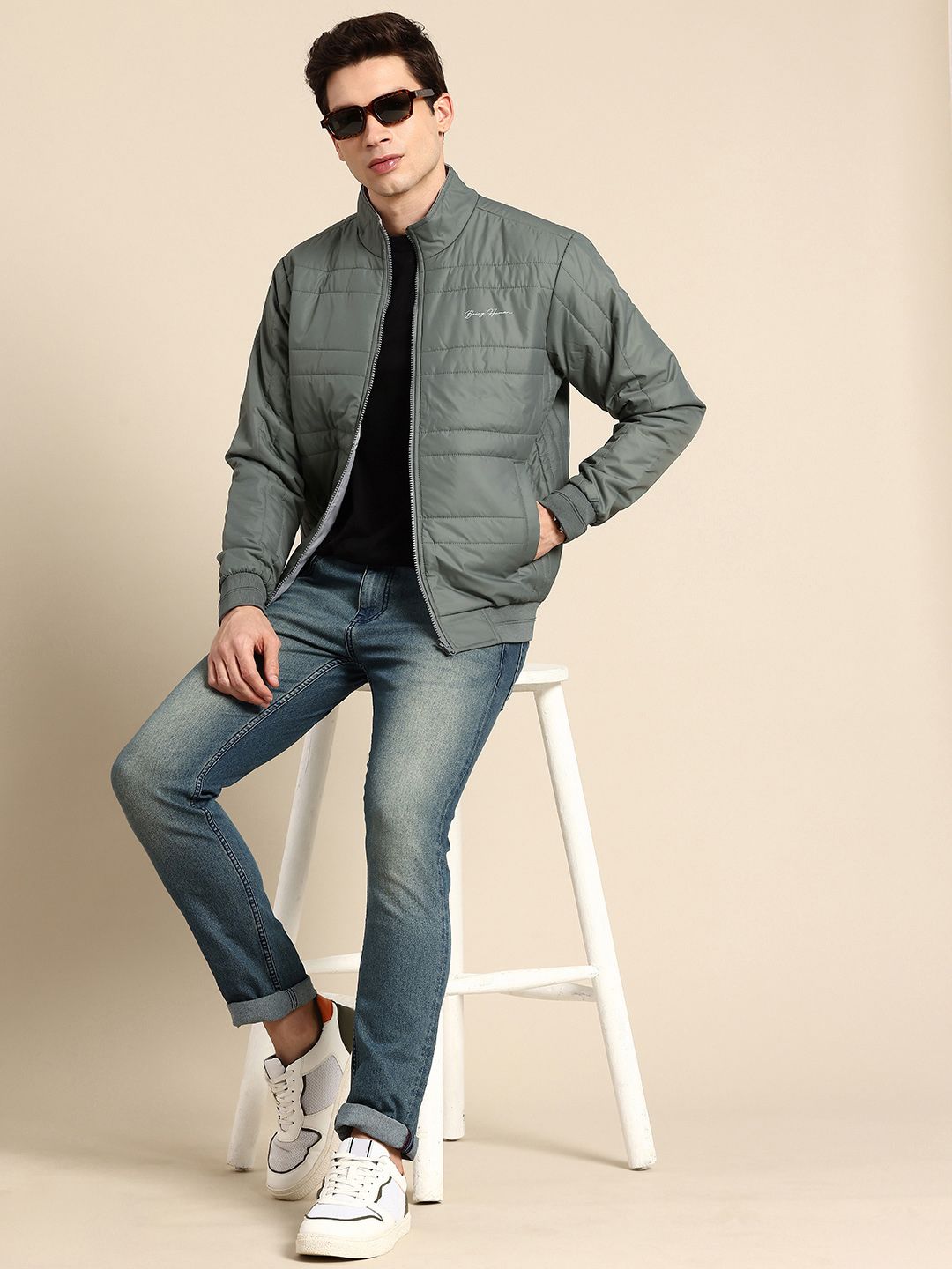 Being Human Reversible Padded Jacket