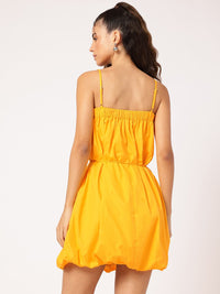 DressBerry Beachy Range Strappy Bow-Detail Mini Balloon Dress with Belt