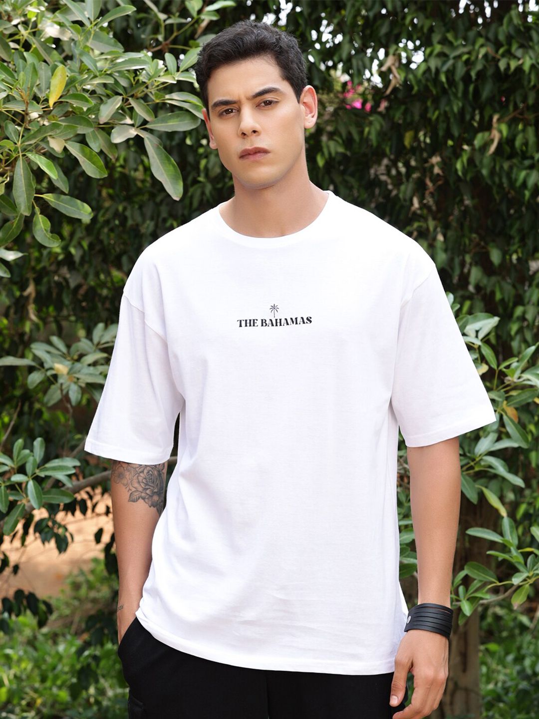 Thomas Scott Typography Printed Pure Cotton T-Shirt