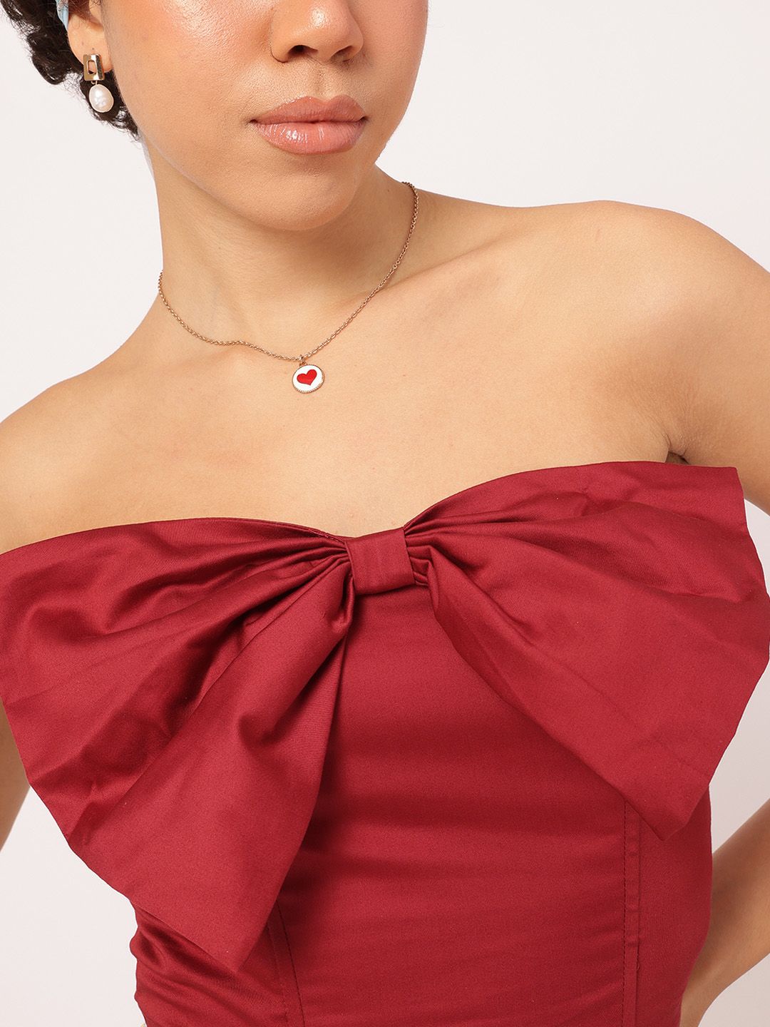 DressBerry Sweet & Sassy Strapless Smocked Corset Top