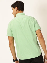 Thomas Scott Standard Slim Fit Checked Pure Cotton Casual Shirt