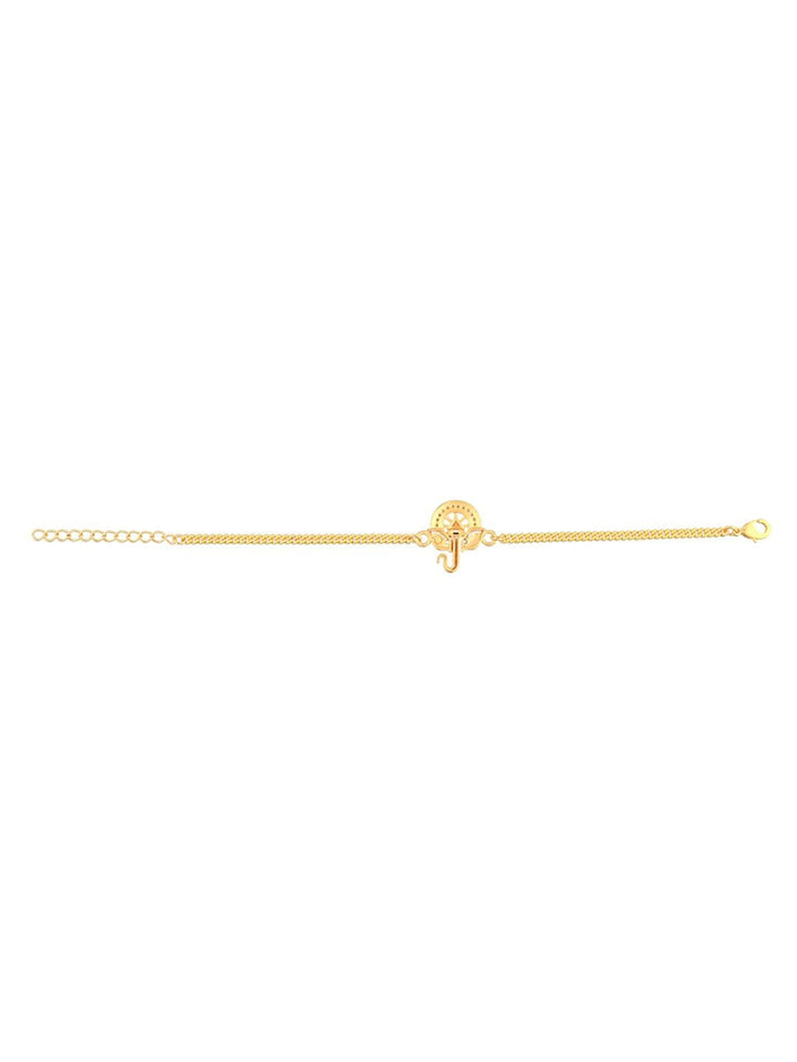 Voylla Gold-Toned Bracelet Style Rakhi