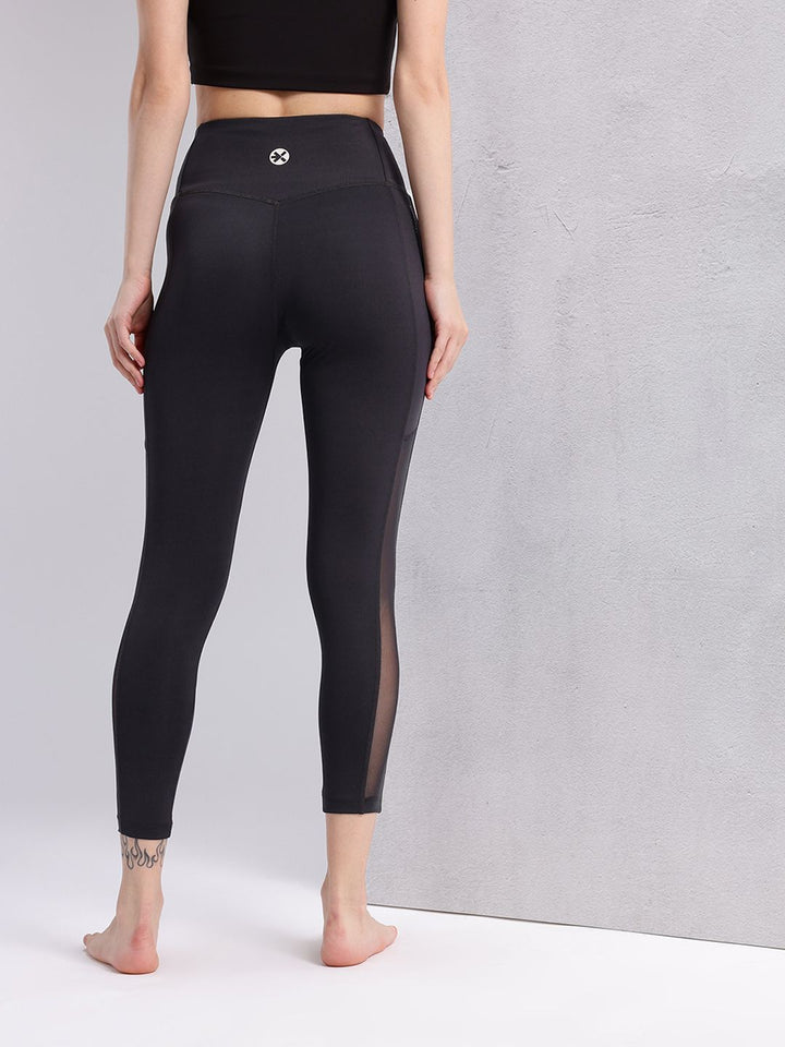 HRX by Hrithik Roshan Women Rapid-Dry Mesh Yoga Tights