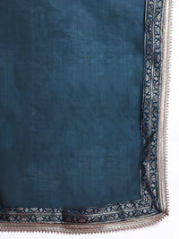 Anouk Gotta Patti Detail Ethnic Printed Pleated Kurta Set