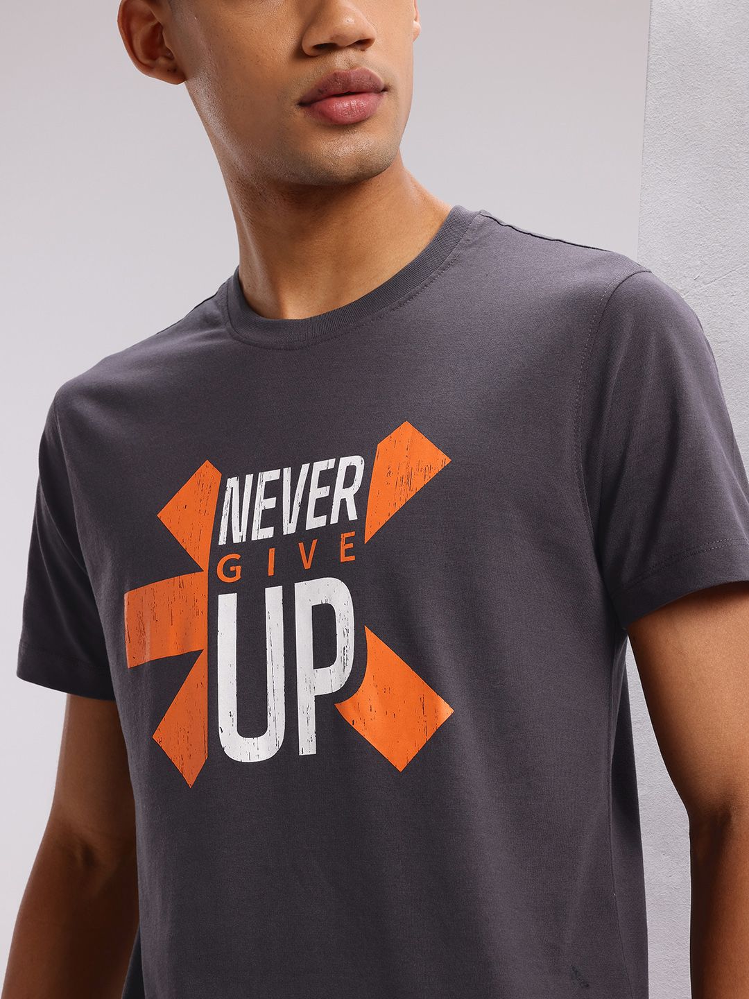 HRX by Hrithik Roshan Men Typography Printed T-shirt