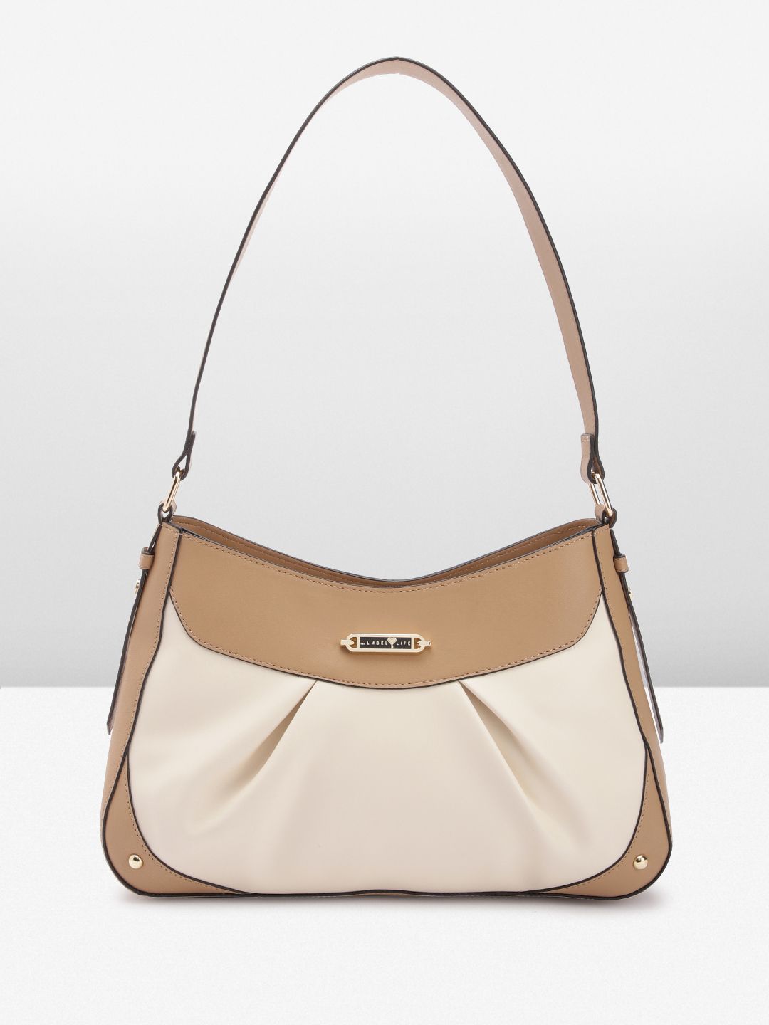 The Label Life Colourblocked Baguette Bag