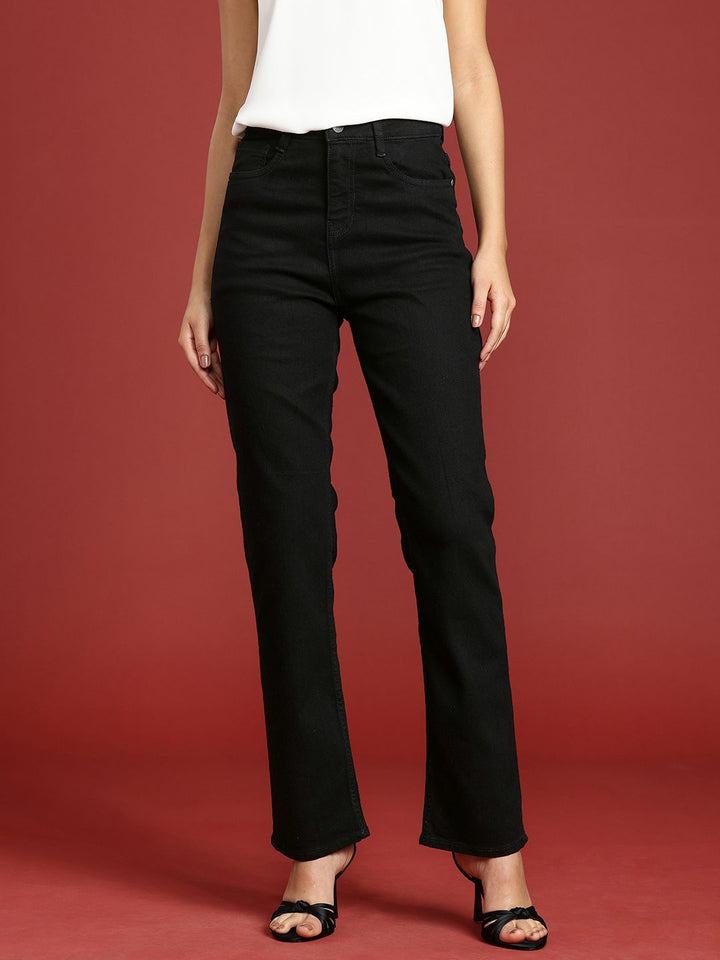 all about you Women Straight Fit High-Rise Stretchable Jeans