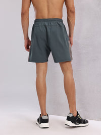 HRX by Hrithik Roshan Men Mid-Rise Colourblocked Detail Rapid-Dry Running Shorts