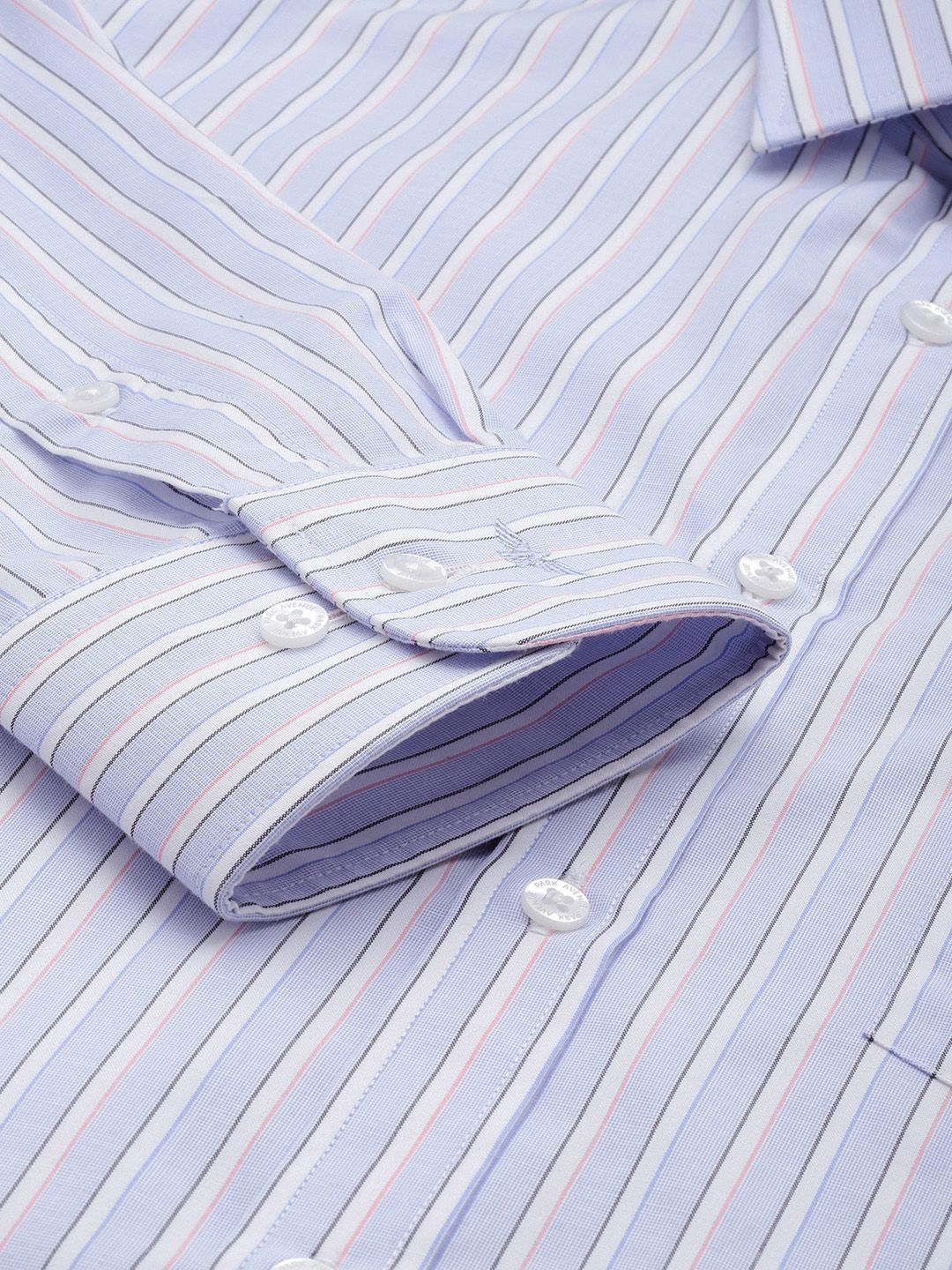Park Avenue Slim Fit Vertical Stripes Formal Shirt
