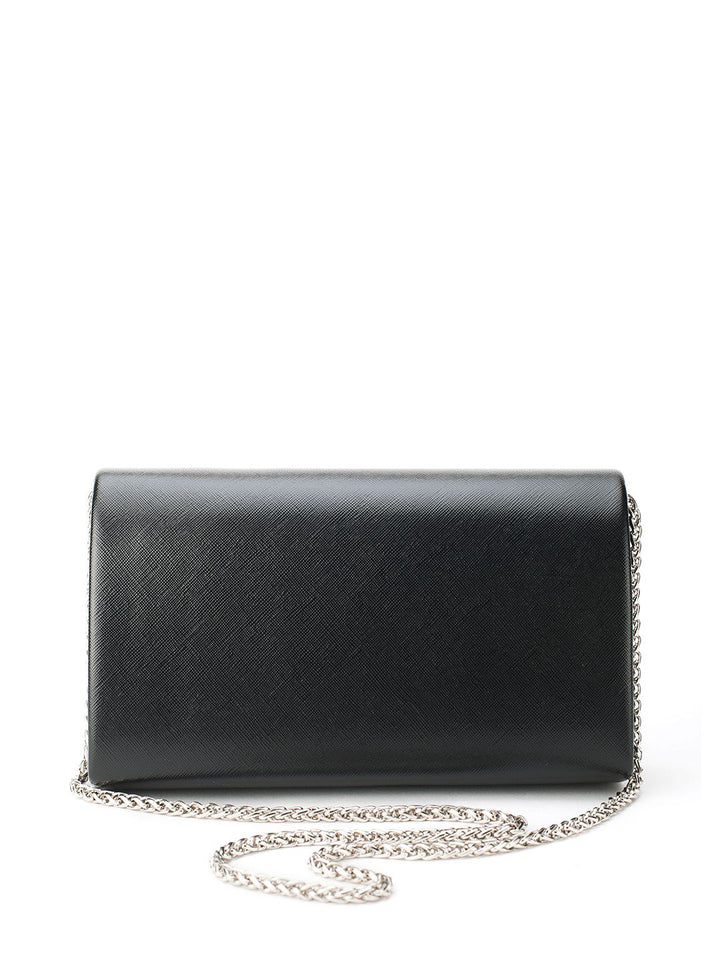 Lino Perros Purse Clutch with Link Chain Detail