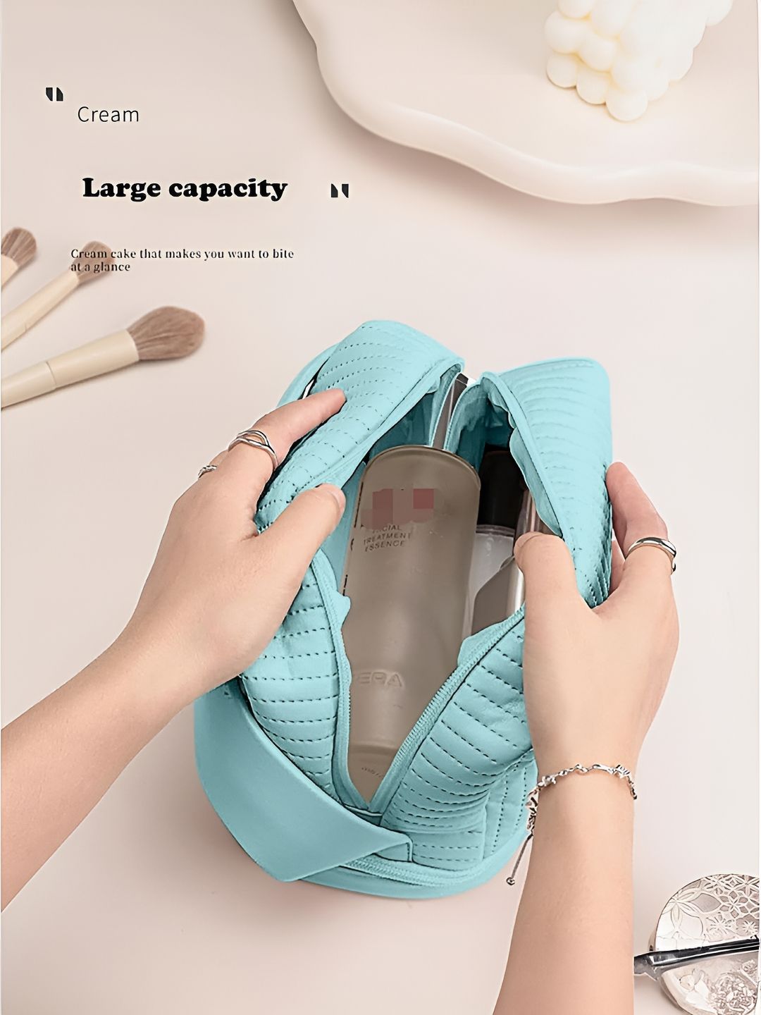 Cortina Turquoise Blue Set of 1 Regular Jewellery Organiser Organisers