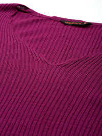 DressBerry Knitted V-neck Pullover