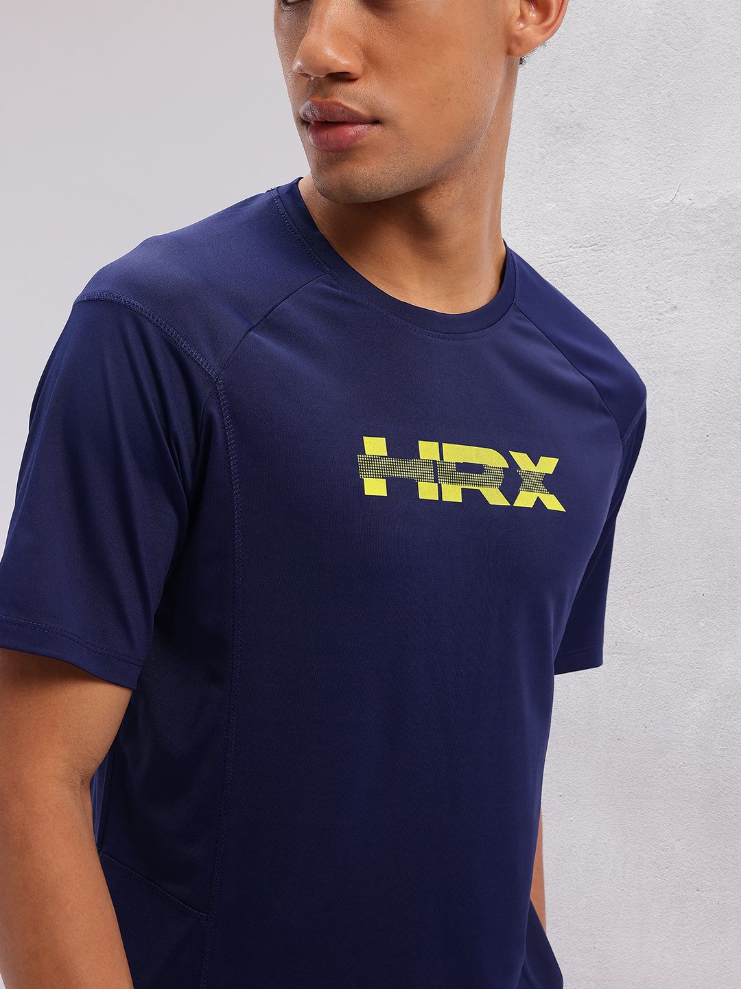 HRX by Hrithik Roshan Men Printed Rapid-Dry Training T-shirt