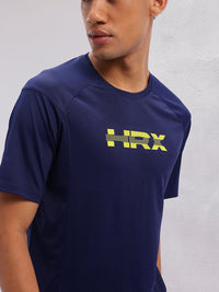 HRX by Hrithik Roshan Men Printed Rapid-Dry Training T-shirt