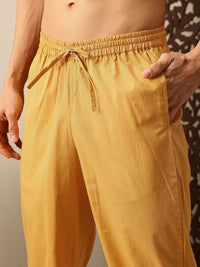 House of Pataudi Hand crafted chikankari pure cotton Jashn kurta paired with matching pyjama trousers