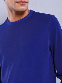The Indian Garage Co Self Design Textured Long Sleeve Pullover Sweatshirt