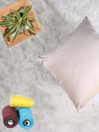 STITCHNEST Set of 5 Beige Solid 24'' x 24'' Cushion Cover