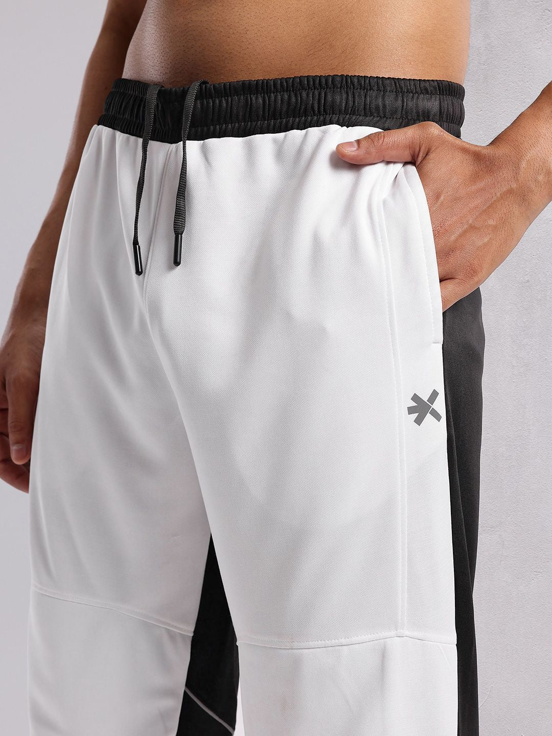 HRX by Hrithik Roshan Men Colorblocked Rapid-Dry Running Track Pants