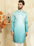 SOJANYA Ethnic Woven Design Cotton Silk Straight Kurta