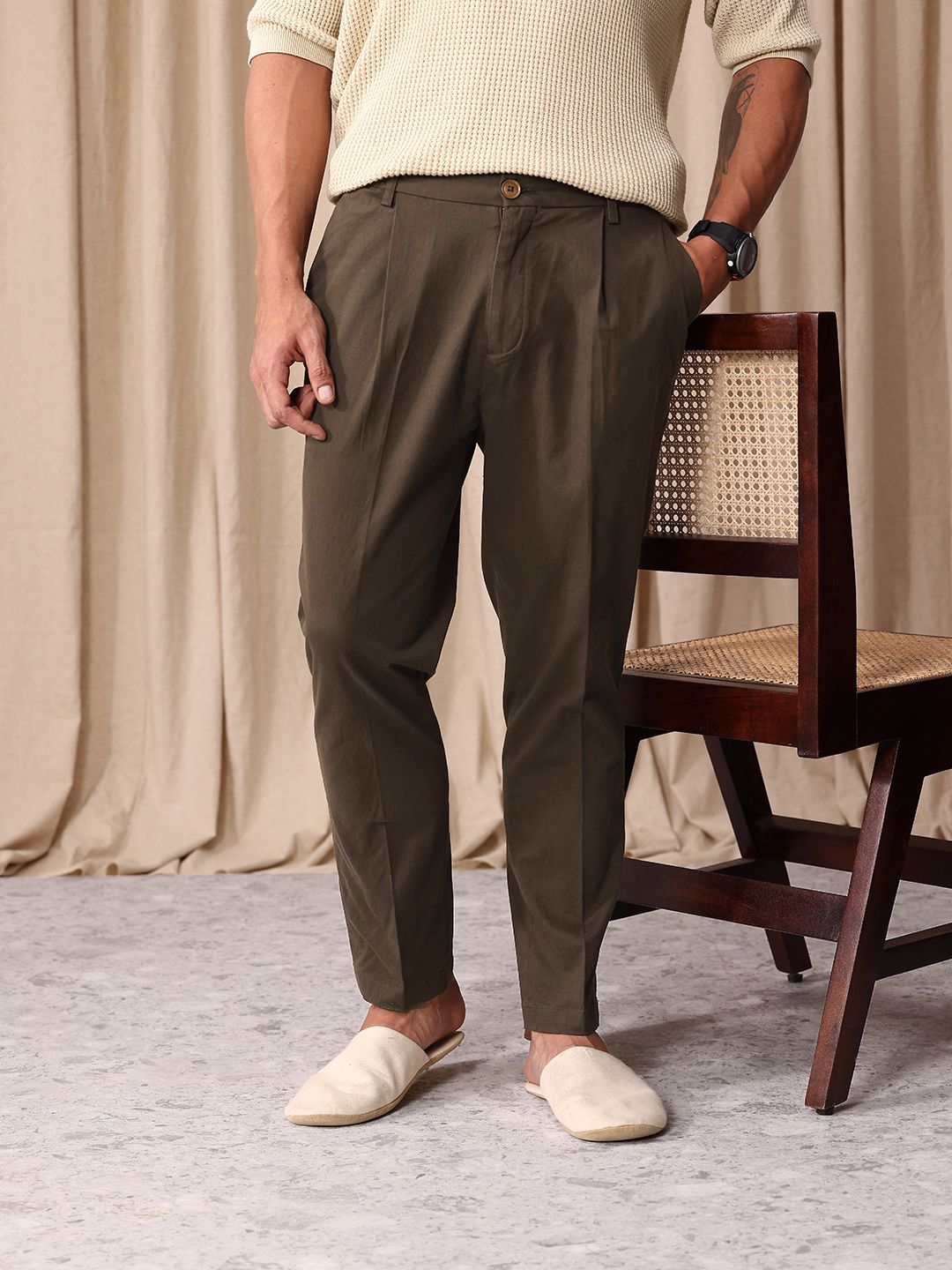 Mr Bowerbird Men Liberal Fit Lipated