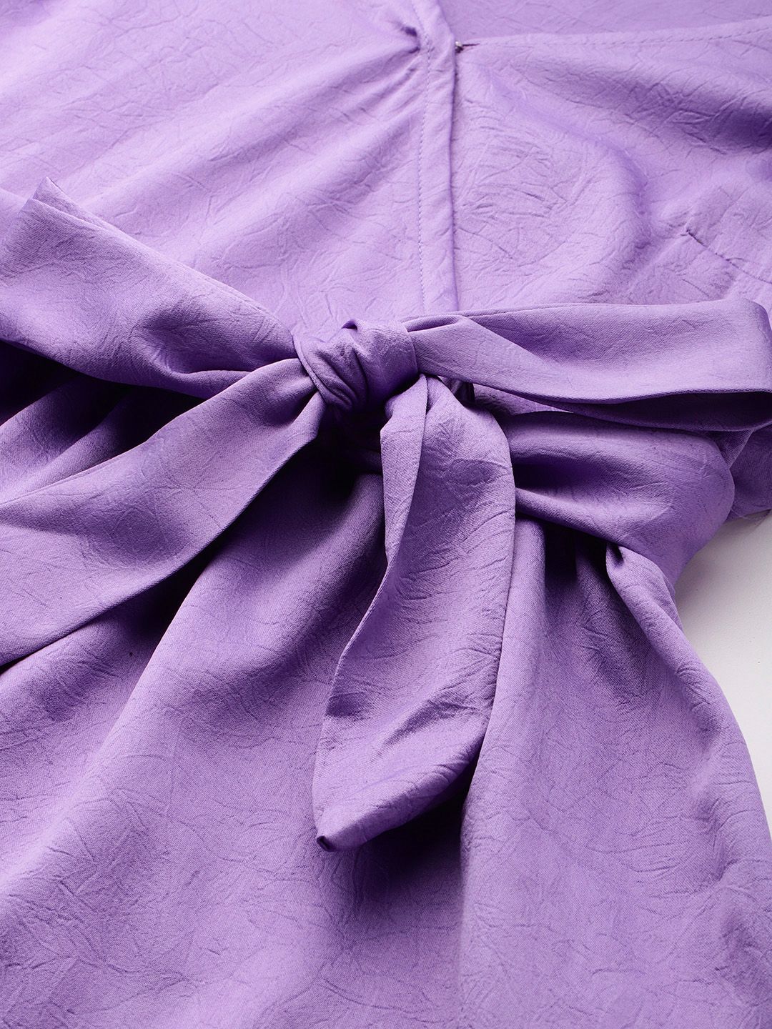 DressBerry Puff Sleeve Ruffled Satin Maxi Dress