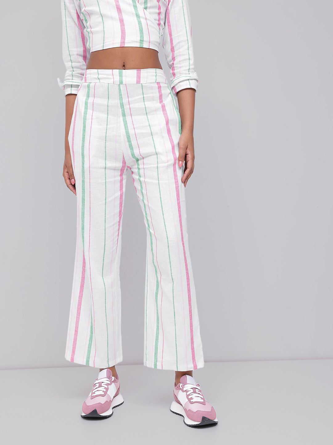 DressBerry City Stroll Multi-Striped Trousers