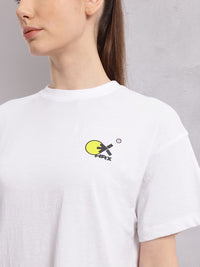 HRX by Hrithik Roshan Printed Drop-Shoulder Sleeves Relaxed Lifestyle T-shirt