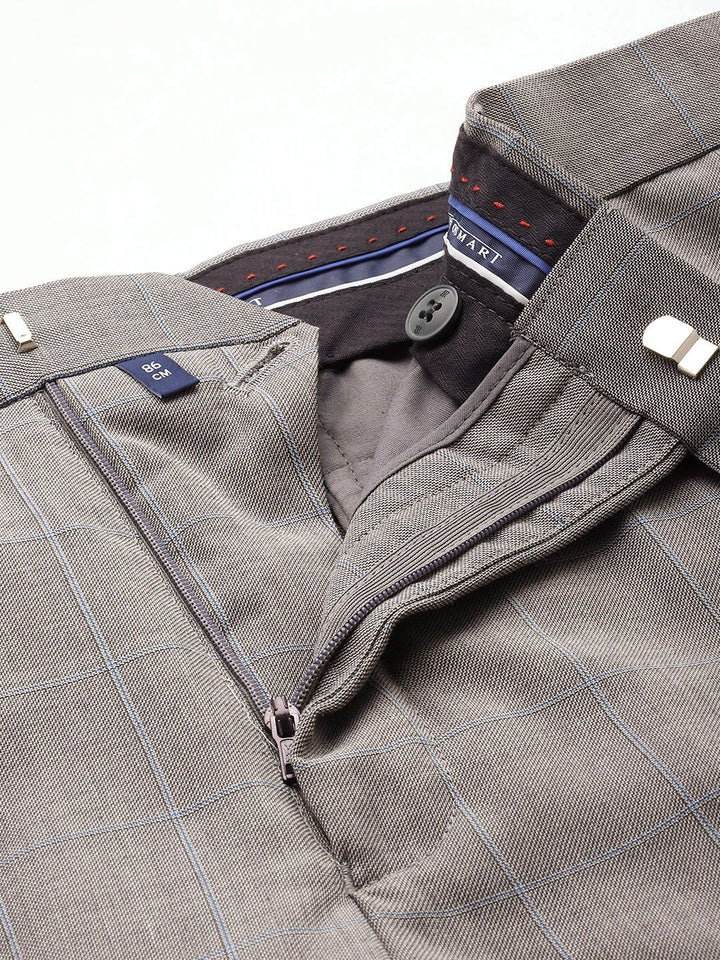 Raymond Checked Contemporary Fit 2-Peice Formal Suits