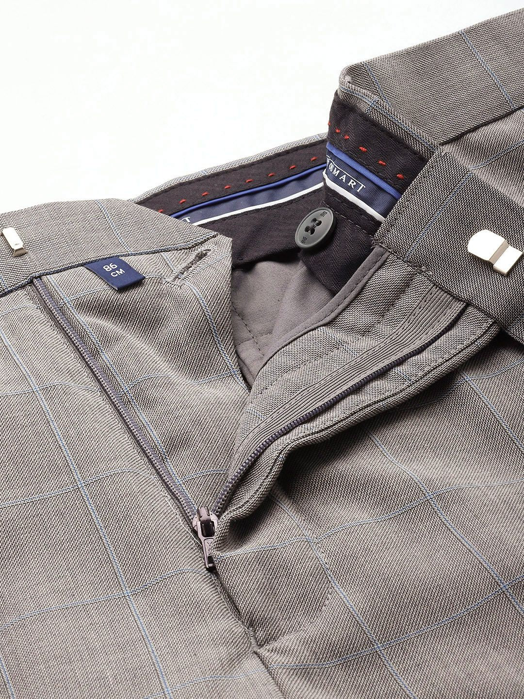 Raymond Checked Contemporary Fit 2-Peice Formal Suits