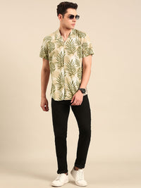 Being Human Tropical Printed Slim Fit Casual Shirt