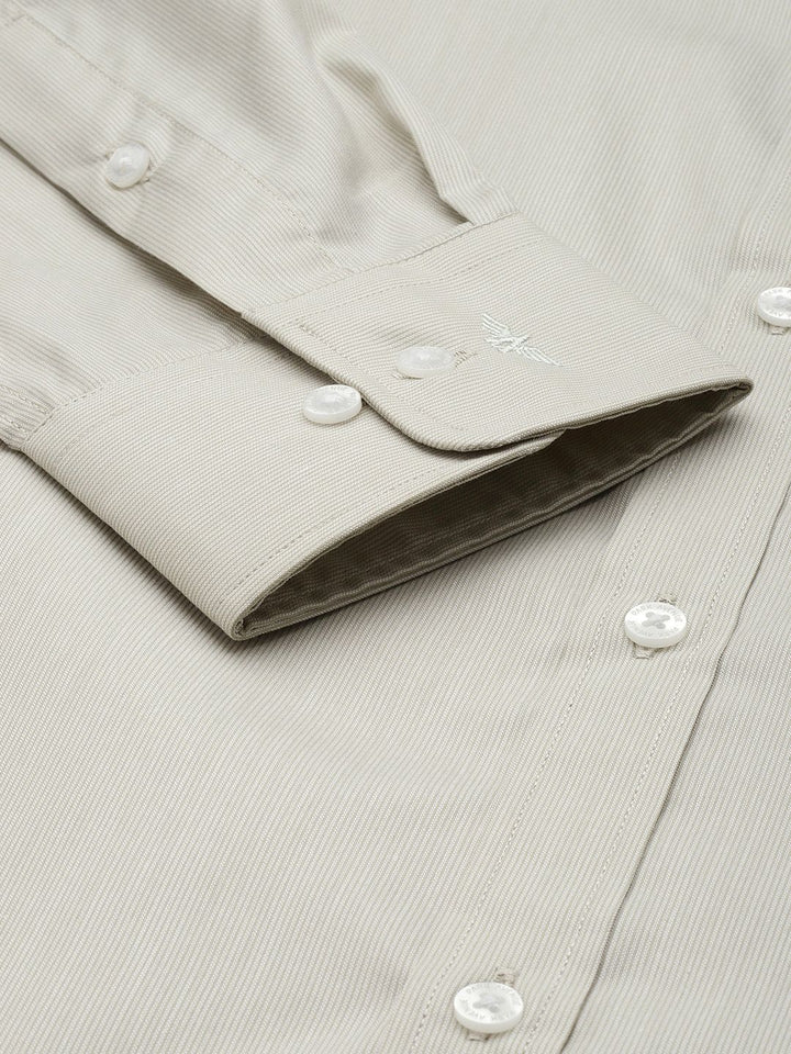 Park Avenue Self Design Slim Fit Opaque Formal Shirt