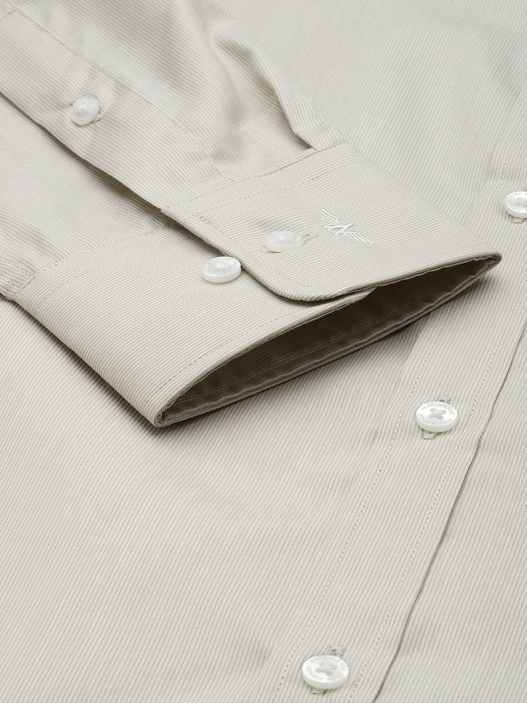 Park Avenue Self Design Slim Fit Opaque Formal Shirt