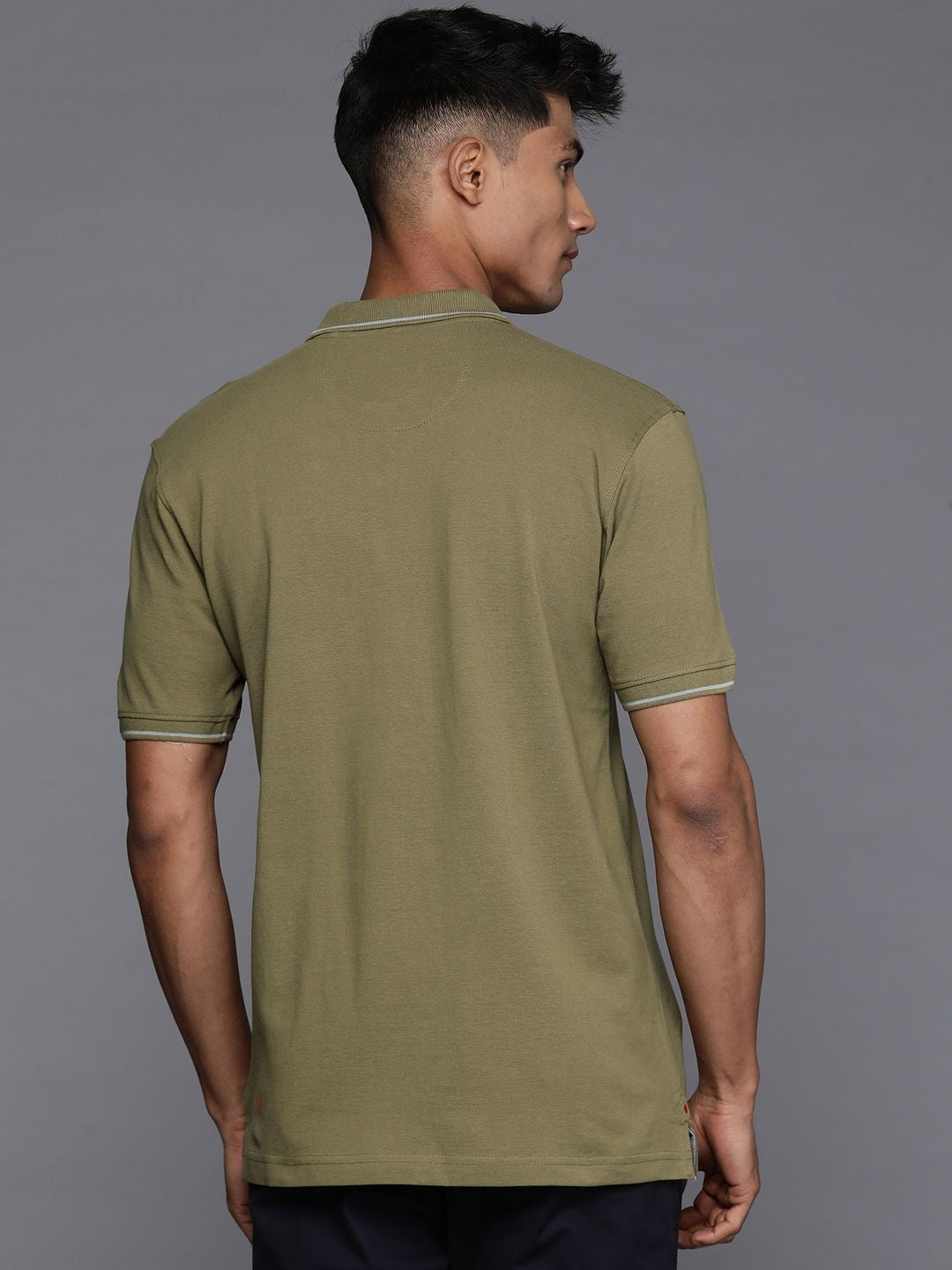 Raymond Men Polo Collar Pure Cotton Contemporary Fit T-shirt