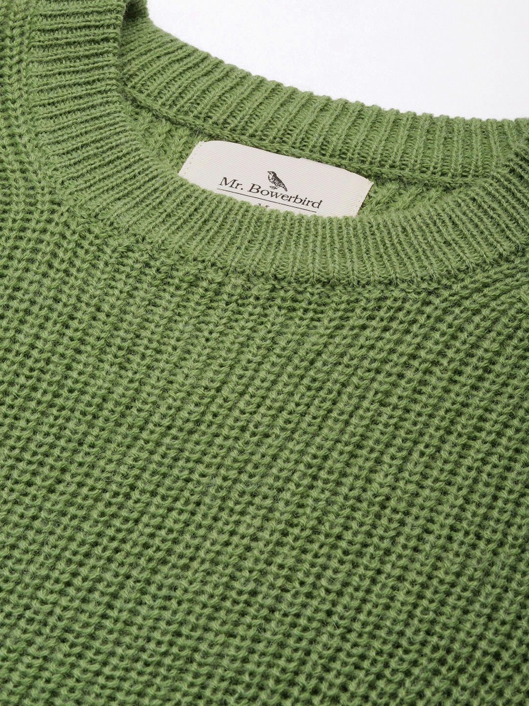 Mr Bowerbird Self Design Pullover Sweater