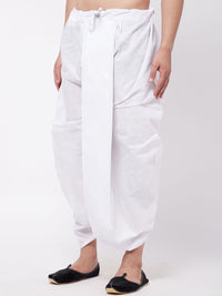 VASTRAMAY By Vastramay Men Mid-Rise Relaxed-Fit Cowl Dhoti Pant