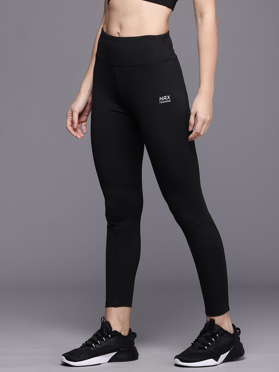 HRX by Hrithik Roshan Women Antimicrobial & Rapid Dry High Rise Slim Fit Training Tights