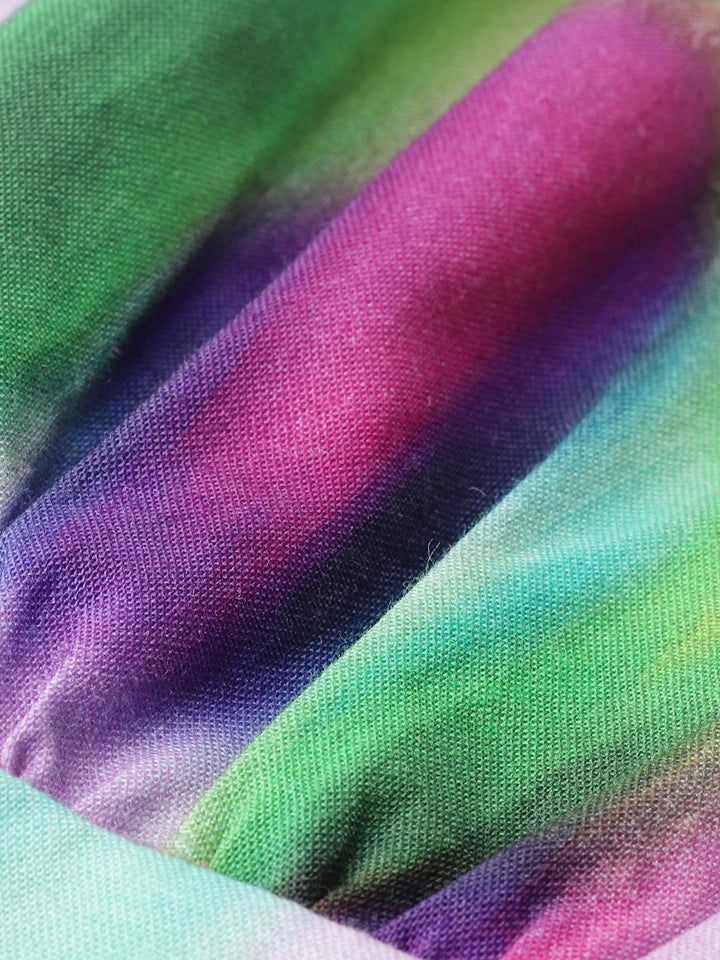 Dressberry Multicoloured Tie-Dye Shirt Style Top