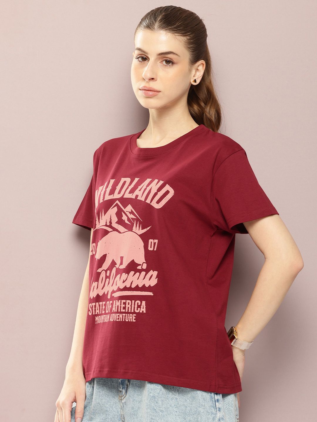 DILLINGER Typography Printed Pure Cotton Boxy T-shirt