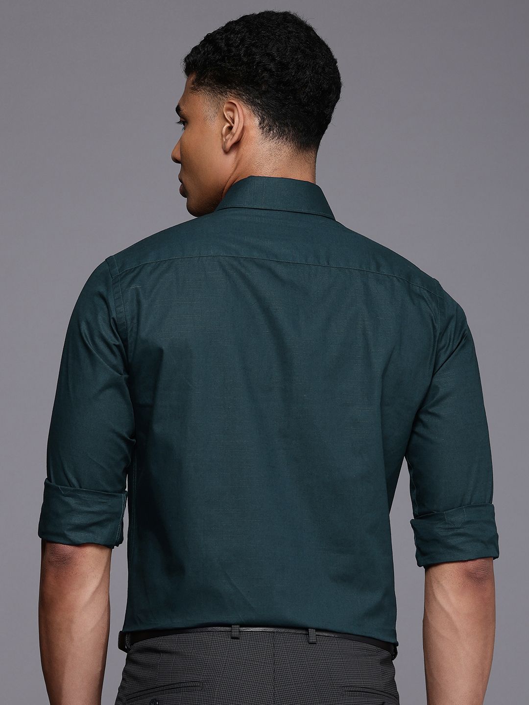 Raymond Pure Cotton Standard Slim Fit Opaque Formal Shirt