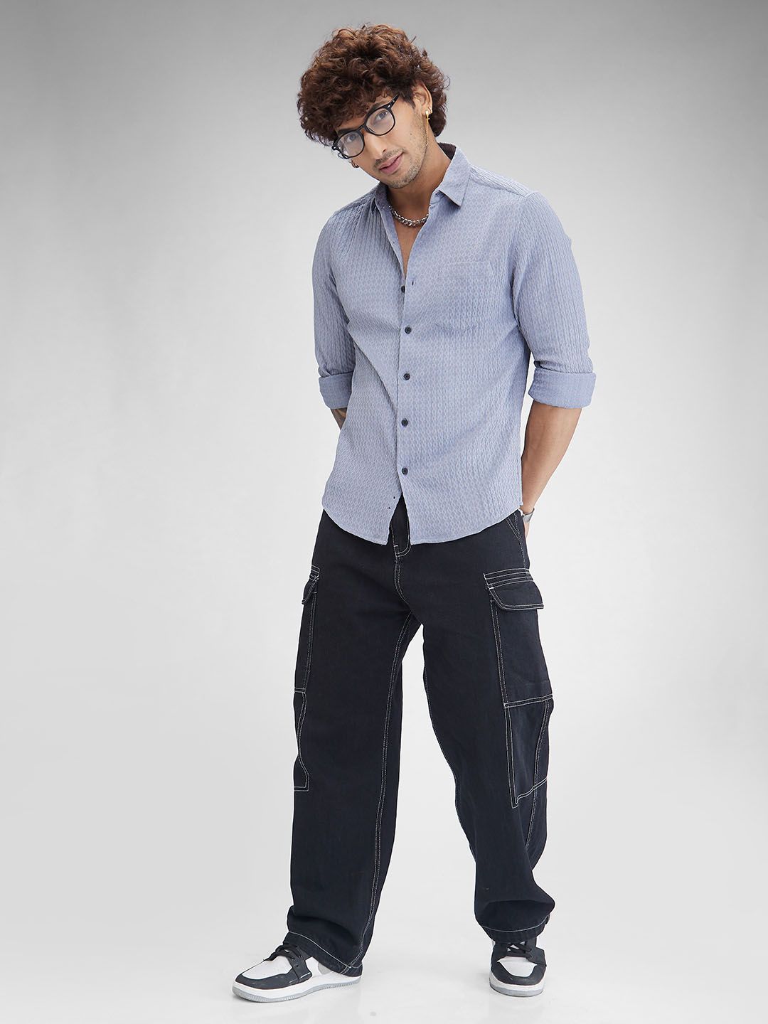 VASTRADO Men Contour Patterned Shirt