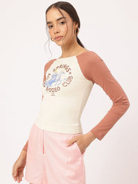 DressBerry Feminine Flair Printed Styled Back Top