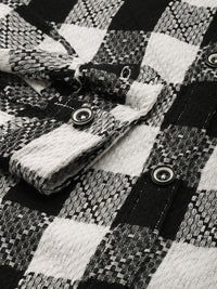 The Indian Garage Co Pure Cotton Textured Checks Opaque Relaxed Fit Casual Shirt