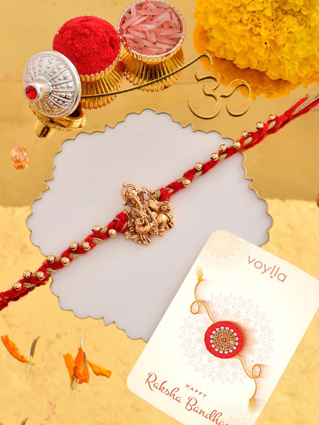 Lelaki voylla ganesha manik rakhi