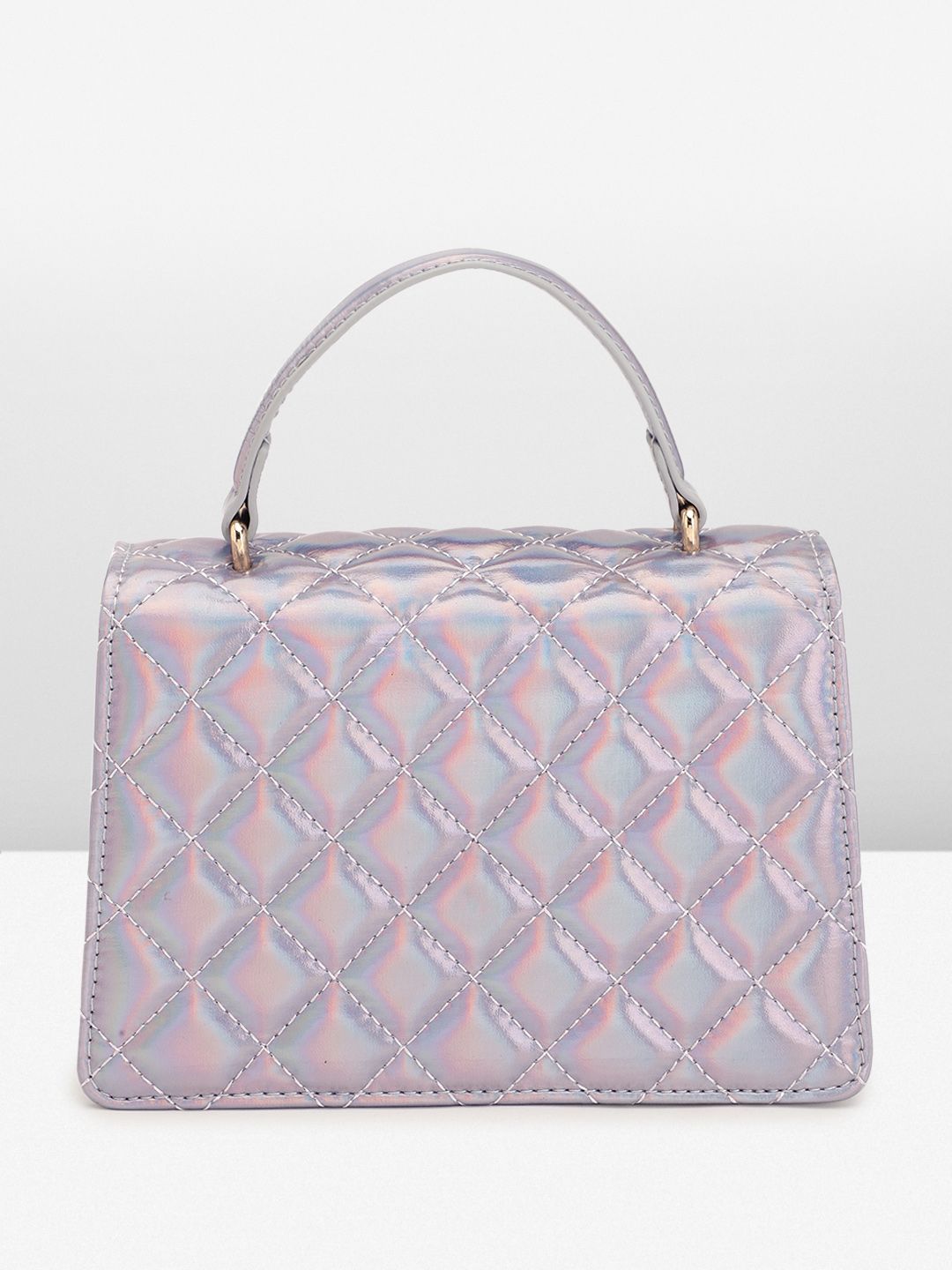 Lino Perros Quilted Structured Handheld Bag