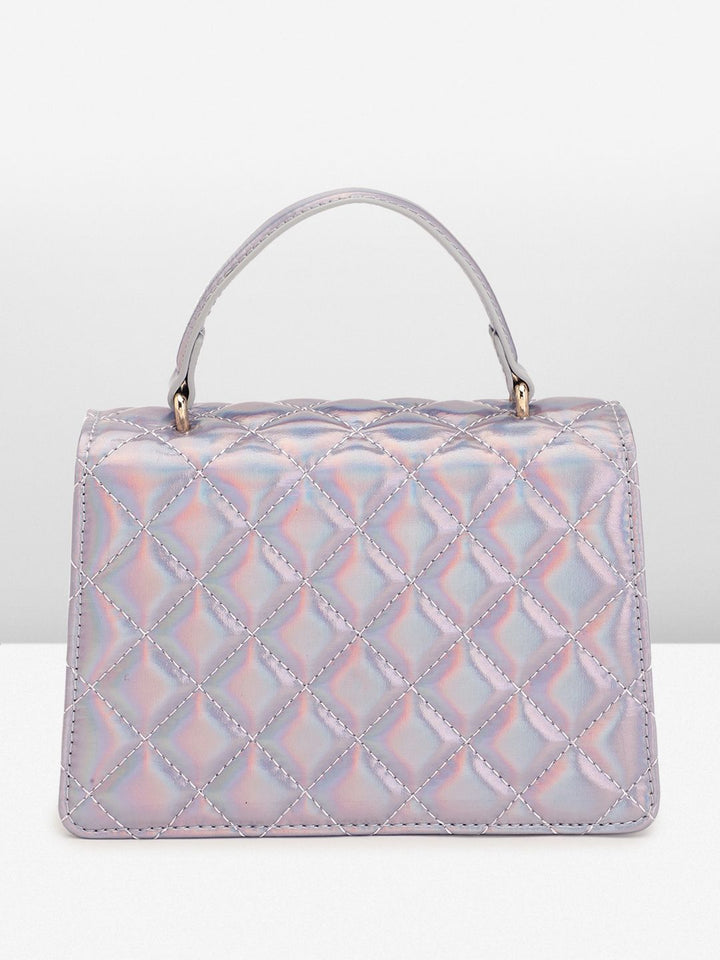 Lino Perros Quilted Structured Handheld Bag