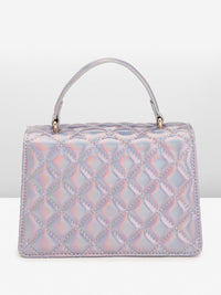 Lino Perros Quilted Structured Handheld Bag