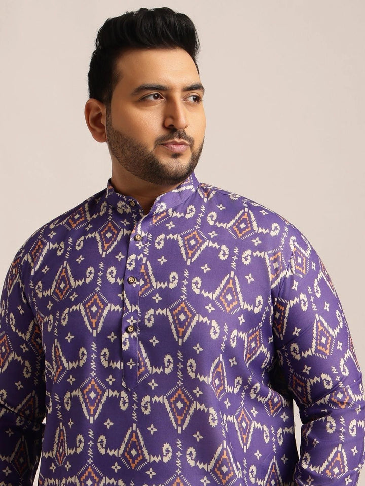 SOJANYA PLUS Men Ethnic Motifs Printed Indie Prints Kurta