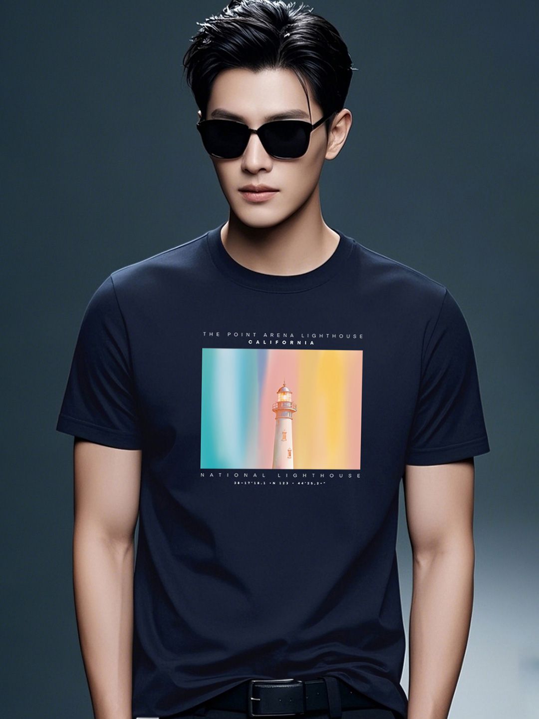 ADRO Men Printed T-shirt