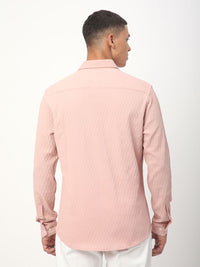 VASTRADO Men Classic Spread Collar Solid Slim Fit Casual Shirt