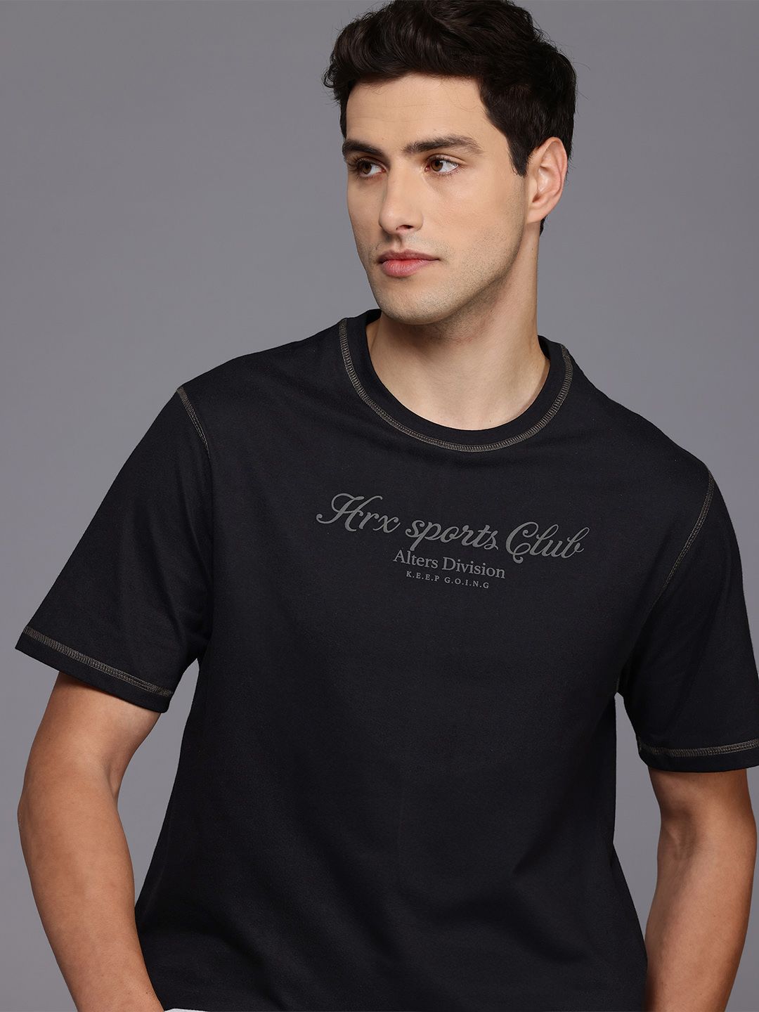HRX by Hrithik Roshan Typography Print T-shirt